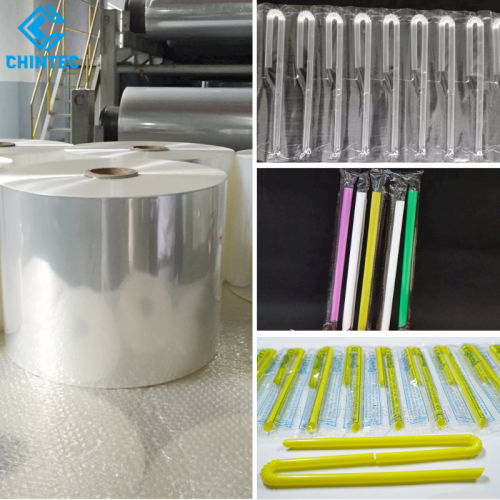 Good Slippery Low Static Electricity Transparent Heat Sealable BOPP Film Roll Used for Drinking Straw Packing