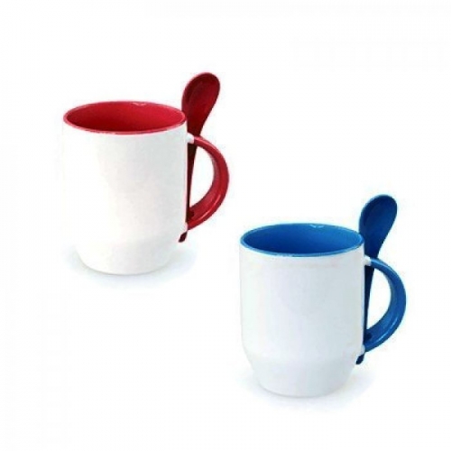 Zecore Sublimation Mug With Spoon