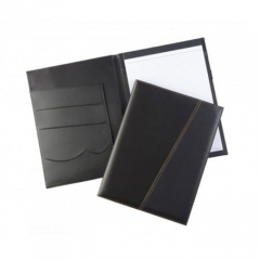 Leather Portfolio with Premium Roller Pen Set