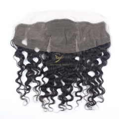 JiFanYao Hot Selling 100% Raw Hair 13*4 Lace Frontal FRANCE CURLY