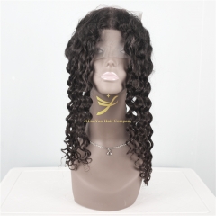 JiFanYao Hot Selling 100% Virgin Hair 360 Frontal Deep Wave