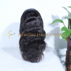 JIFANYAO HAIR HD lace wig 13*6 hd frotal lace wig 180 density body wave virgin hair wig