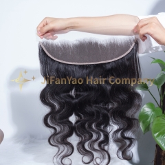 JIFANYAO HAIR TOP virgin hair 13*4 frontal transparent lace