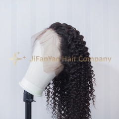JIFANYAO HAIR 360 frontal lace wig TOP virgin hair deep wave hair