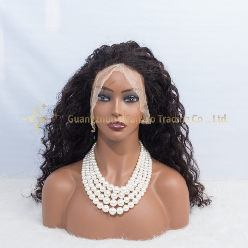 JIFANYAO HAIR 13*4 transparent frontal wig top virgin hair