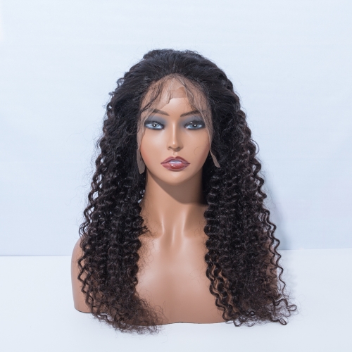 JIFANYAO HAIR 13*4 frontal wig top virgin hair