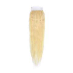 JIFANYAO HAIR 613 5*5 transparent lace closure hair straight hair