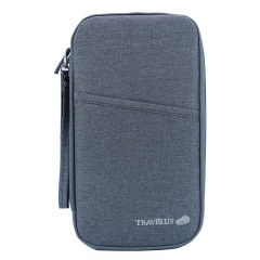 Zip Closure Travel Organizer Wallets