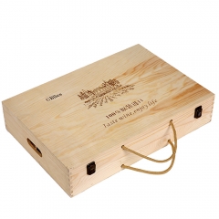 Wooden Gift Carry Boxes