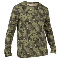 Customized camouflage long sleeve T-shirt