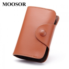 Genuine Leather Card Holder Wallets