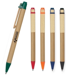 Eco Paper Barrel Pens