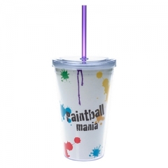 BPA Free Acrylic Tumblers with Straws