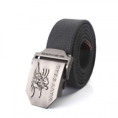 Nylon Adjustable Belt with Custom Buckle