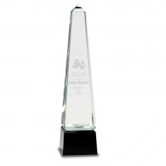 Crystal Tower Award Trophy 