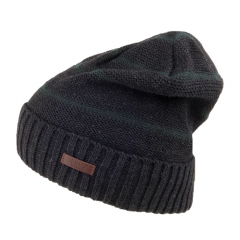 Knitted Acrylic Cuff Man Beanies 