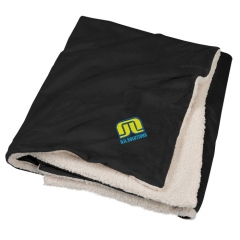 Poly Fleece Polyester Warm Blankets 