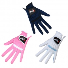 Colorful Ladies Leather Golf Gloves