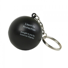 Foam Stress Ball Keychain