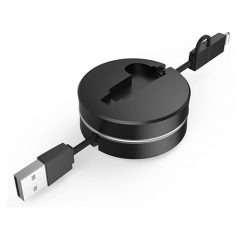 Round Retracted USB Connecting Cables