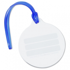 Full Color Plastic Round Luggage Tags