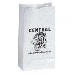 Popcorn White Paper Bag