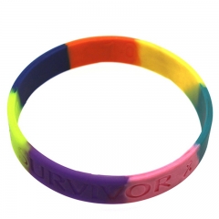 Colorful Silicone Bracelets Wristbands