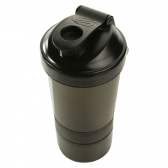 3 Sections Shaker Bottle BPA free