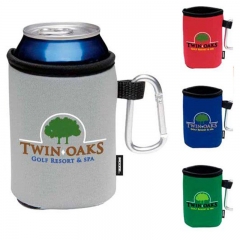 Neoprene Can Coolers with Carabiner 