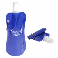 Foldable Water Bottle with Carabiner