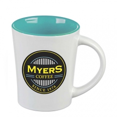 14 oz Two Tone Ceramic Coffee Mugs