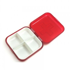 4 compartment Pill Case/ Medicine Holder