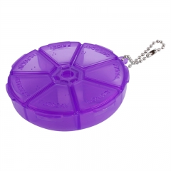 Plastic Pill Holder Keychains