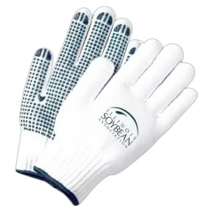 Cotton Knitted Gel Grip Working Gloves