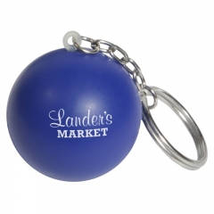 Round Stress Ball Keychains