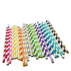 Colorful Paper Drinking Straws