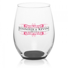 9oz Bola Stemless Wine Glasses