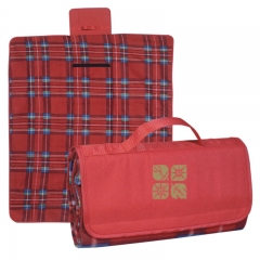 Poly Fleece Foldable Picnic Blankets