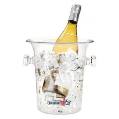 Clear Ice Buckets with 2 handles Side