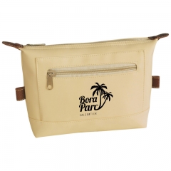 Poly-Canvas Travel Cosmetic Bags