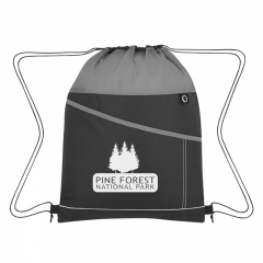 Front Pocket Drawstring Pack Bag