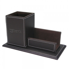 Leather Card Holder Desk Organizers 