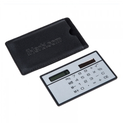 Inscribed Slim Solar Calculators