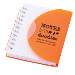 Pocket Plastic Colour Cover Notebooks