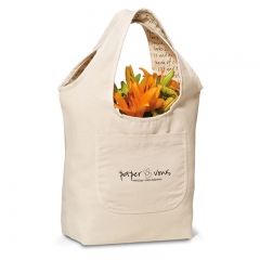 Canvas 2-sided T-shirt Shopper Bags