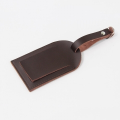 leather Luggage Tag