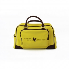 Yellow leather Duffle Bags