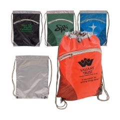 Front Pocket Drawstring Pack Bag