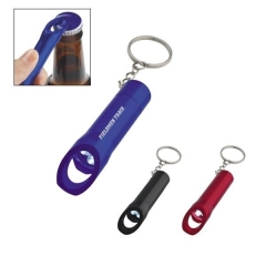 Aluminum LED Flashlight With Bottle Opener