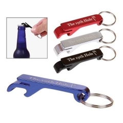 Aluminum Custom Bottle Opener Key Tag